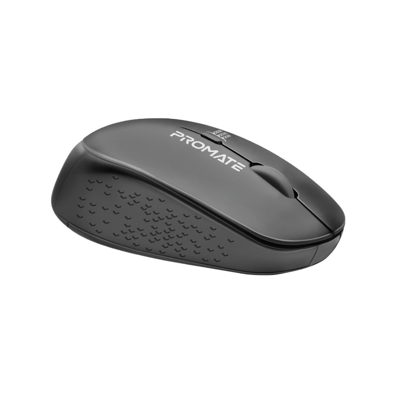 Promate 1600DPI MaxComfort® Ergonomic Wireless Mouse(TRACKER.RED)