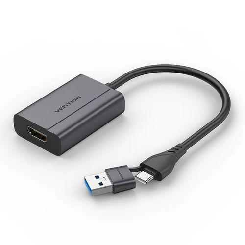 USB-C to HDMI Converter Alluminium alloy Grey-0.15M VEN TDEHB
