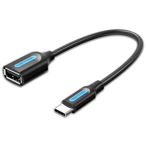 Vention USB 3.1 C Male to USB A Female OTG Cable 0.15M Black PVC Type