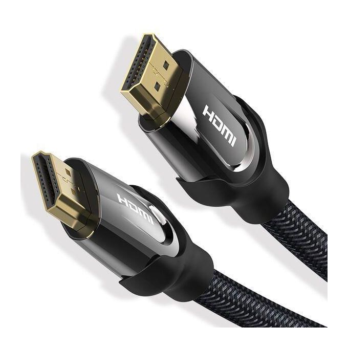 Vention Nylon Braided HDMI Cable 5M Black Metal Type VAA-B05-B500
