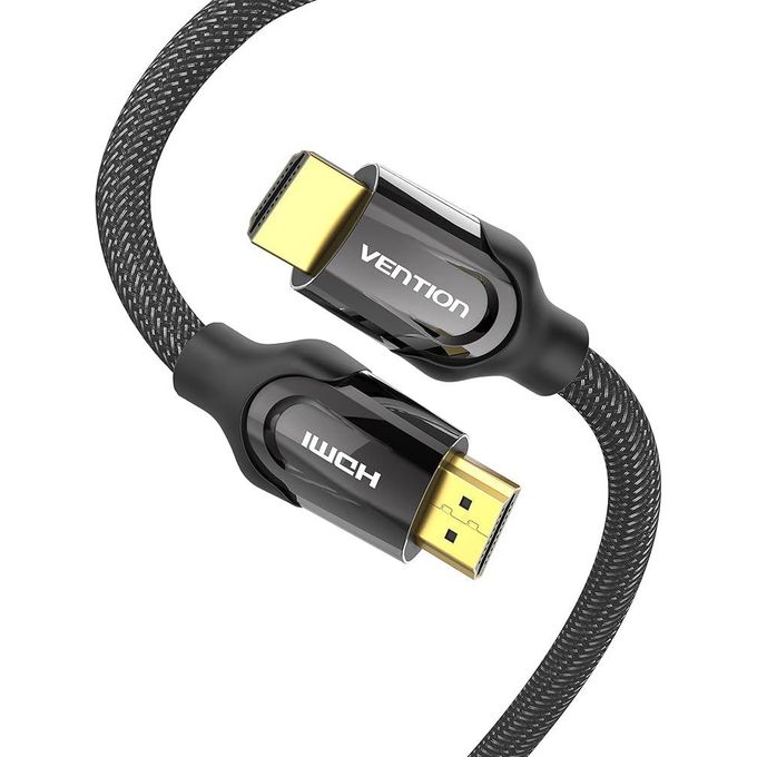 Vention Nylon Braided 4K Flat HDMI Cable 2M Zinc Alloy Type VEN AASBH