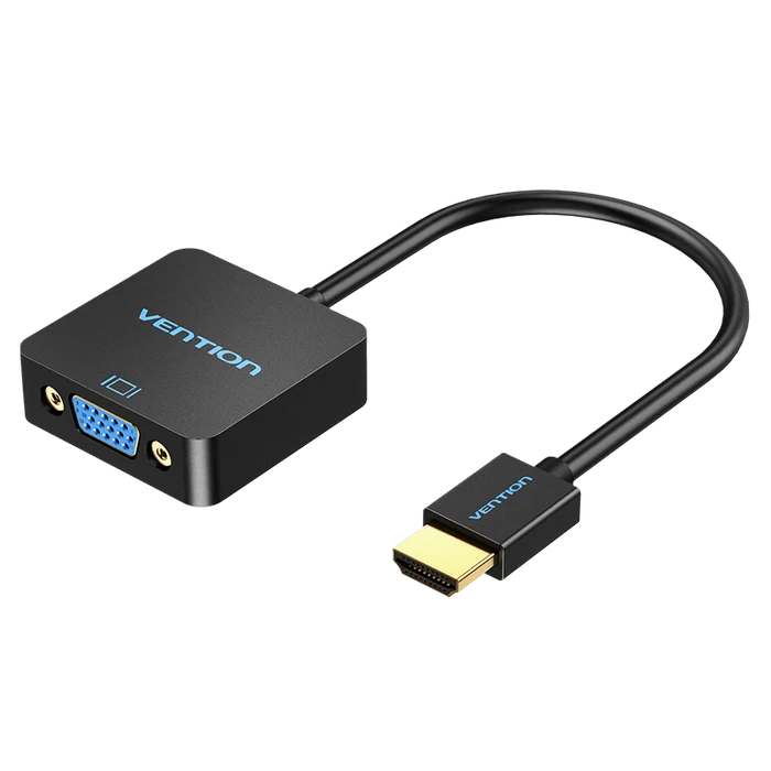 Vention Flat HDMI to VGA Converter 0.15M Black VEN 74345