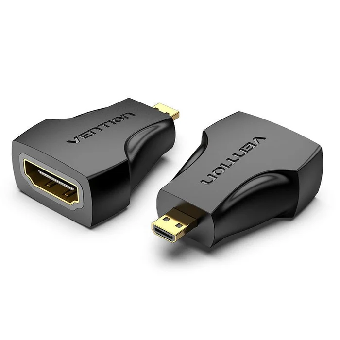 Vention Micro HDMI Male to HDMI Female Adapter Black VEN AITB0