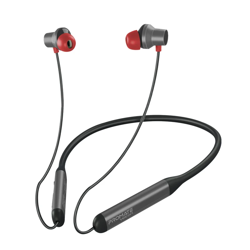 Promate High-Definition ANC Wireless Neckband Earphones • 35 hrs