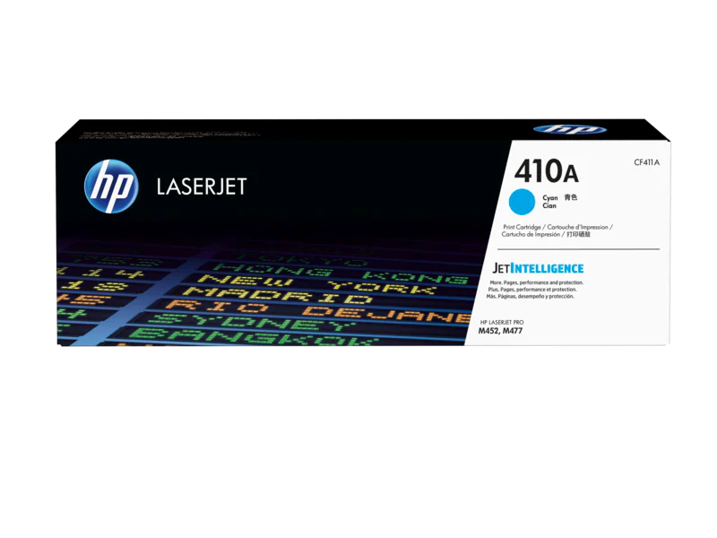 HP 410A Cyan Original LaserJet Toner Cartridge - CF411A
