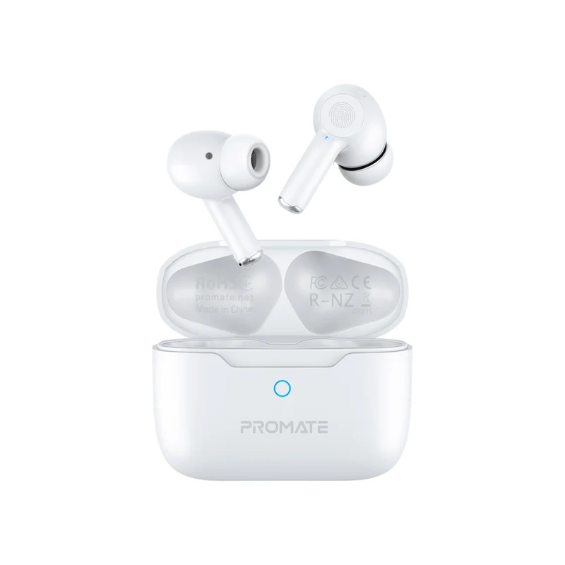 Promate High Definition Bluetooth v5.3 TWS EarPhones w/ intellitouch