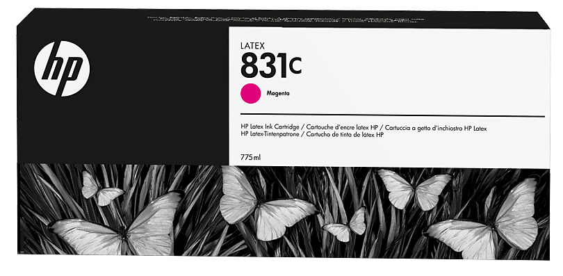 HP 831C 775ML MAG LATEX INK CARTRIDGE - CZ696A
