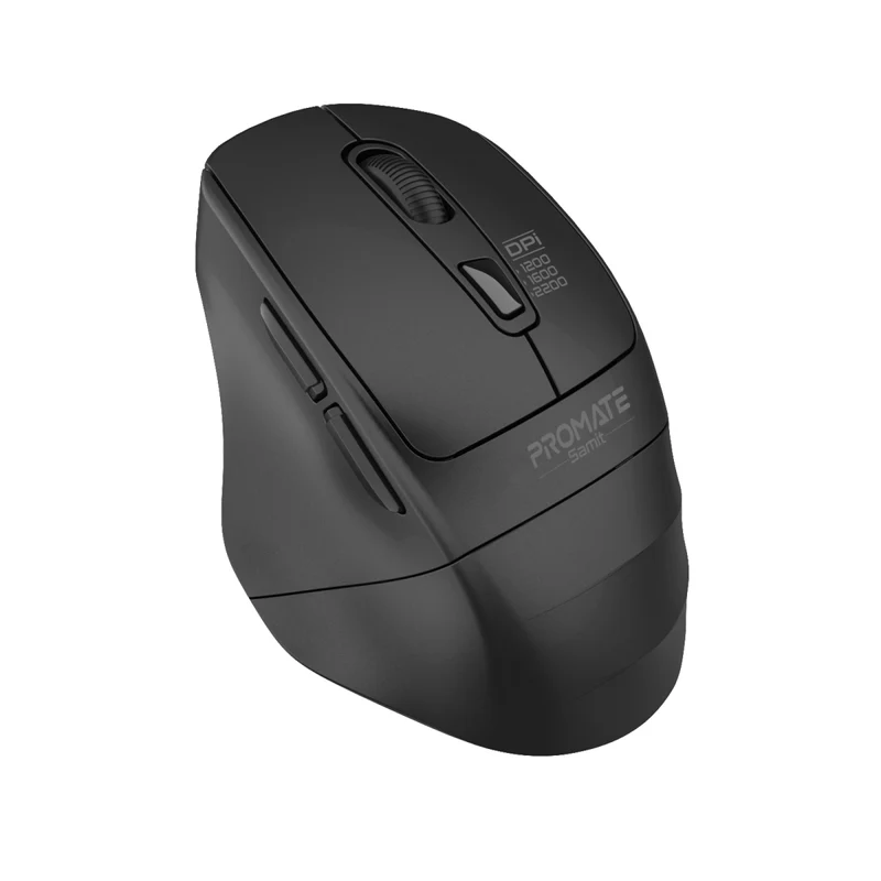 Promate 2200 DPI Ergonomic Wireless Optical Mouse
