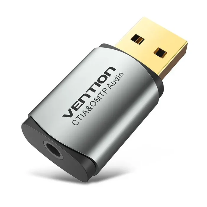 Vention USB to Type-C Sound Card Gray Metal Type VEN CDMH0