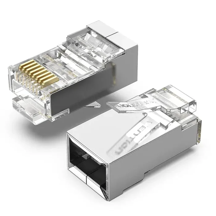 Vention Cat.5E UTP RJ45 Modular Plug Transparent 100 Pack