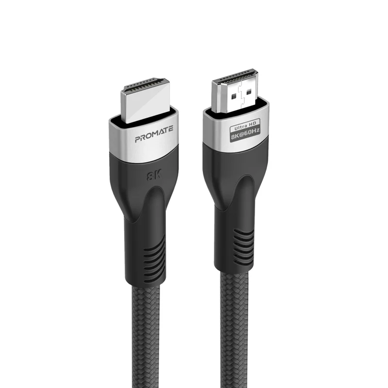 Promate Ultra High-Speed 8K@60Hz HDMI 2.1 Cable, 5M Cable Length