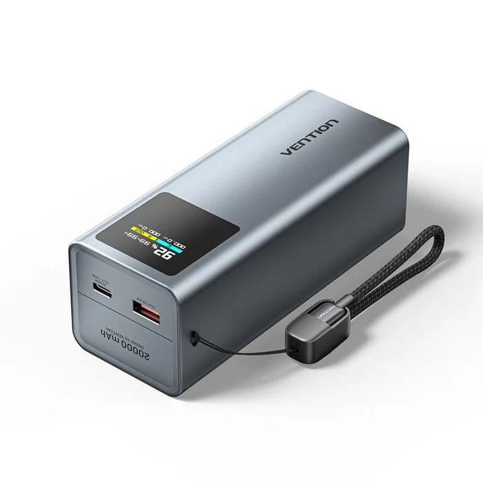 Vention 20000mAh Phone & Laptop Power Bank 100W-GREY VEN FKCHO
