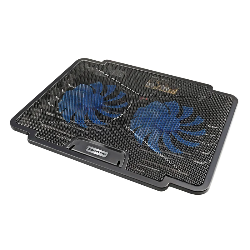 Promate Laptop Cooling Pad with Silent Fan Technology • Adjustable