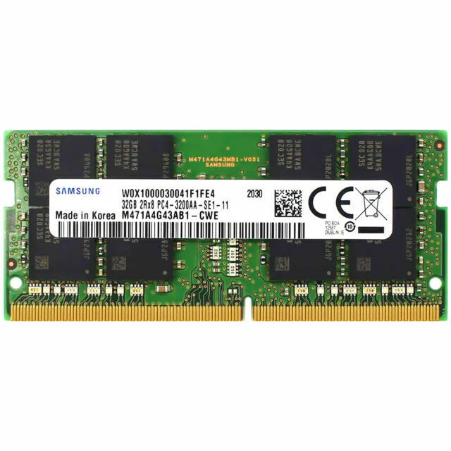 32GB PC4 3200 Laptop Ram 3056