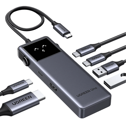 UGREEN CM888 7 -In -1 UNO docking Station- USB-C to 1*USB-C 3.0 /2*USB
