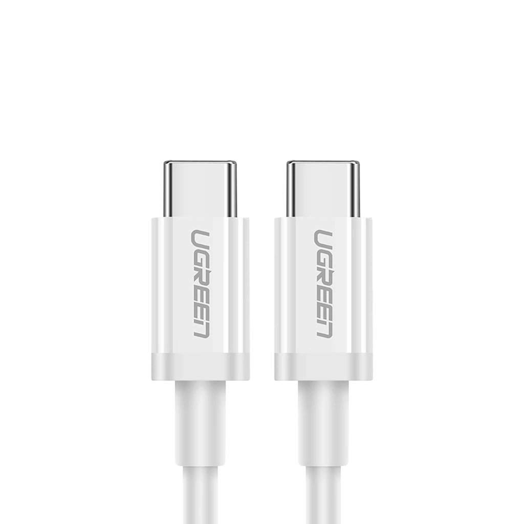 UGREEN US264 USB C 2.0 male to male cable (60w)-white