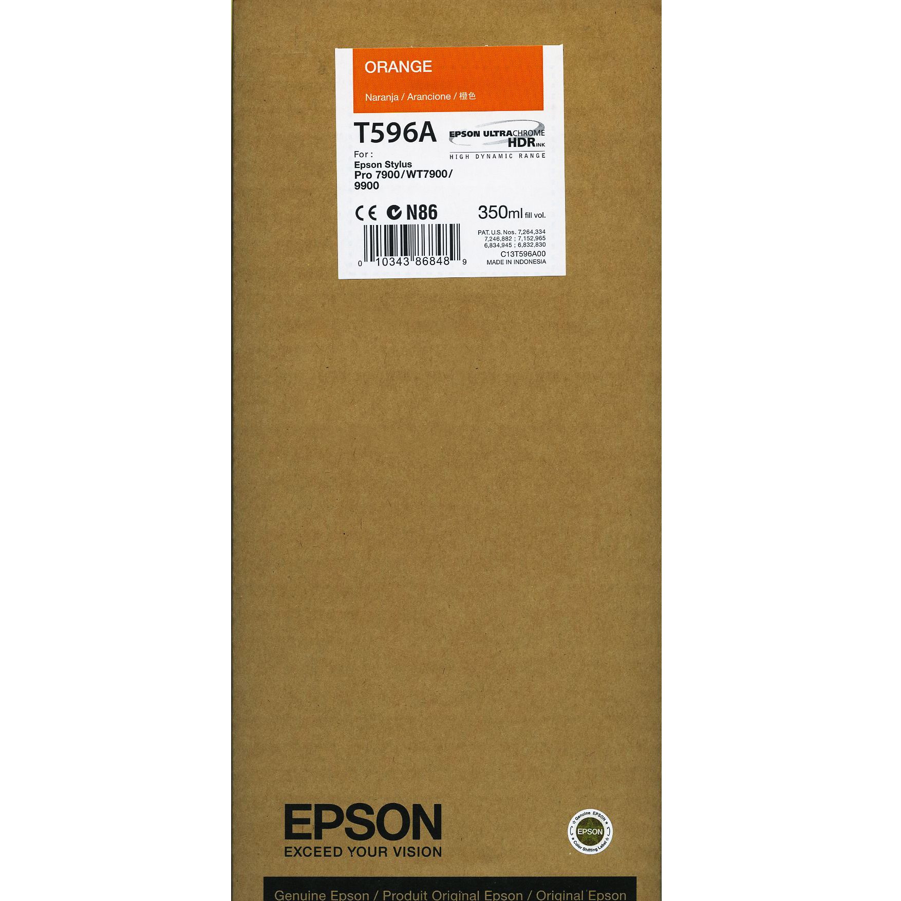 T596A - Stylus Pro 7900 / 9900 /7890/9890 - OR -350ml