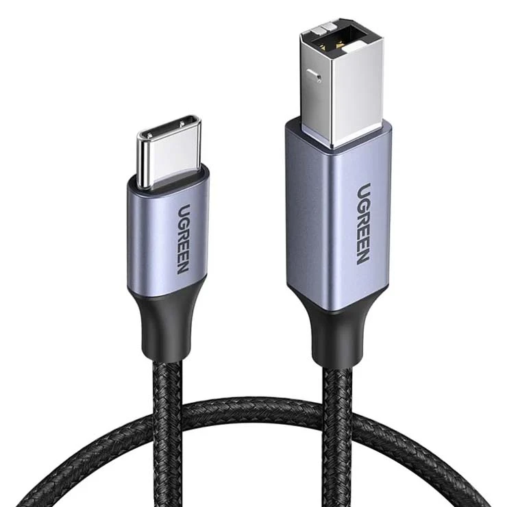 UGREEN US370 USB-C Male to USB B Male Printing Cable- 1M
