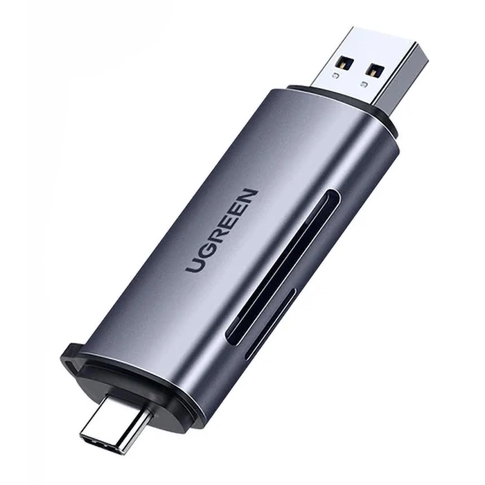 Ugreen CM185 50706 reader for SD / micro SD cards on USB-A 3.0 / USB-C thumbnail 2