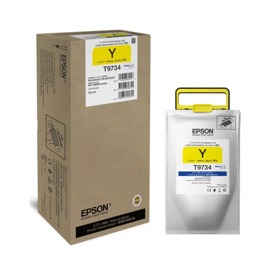 T973400 Ink DURABrite™ Pro, C869, Ink Supply Unit, 1 x Yellow