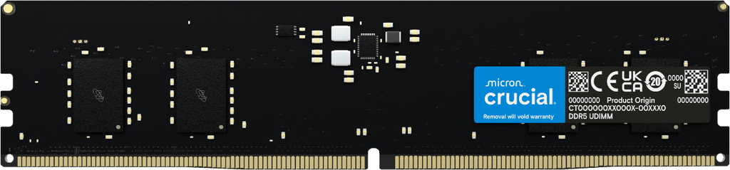 Crucial DDR5 Desktop RAM | 16GB 5600MHz UDIMM CT16G56C46U5
