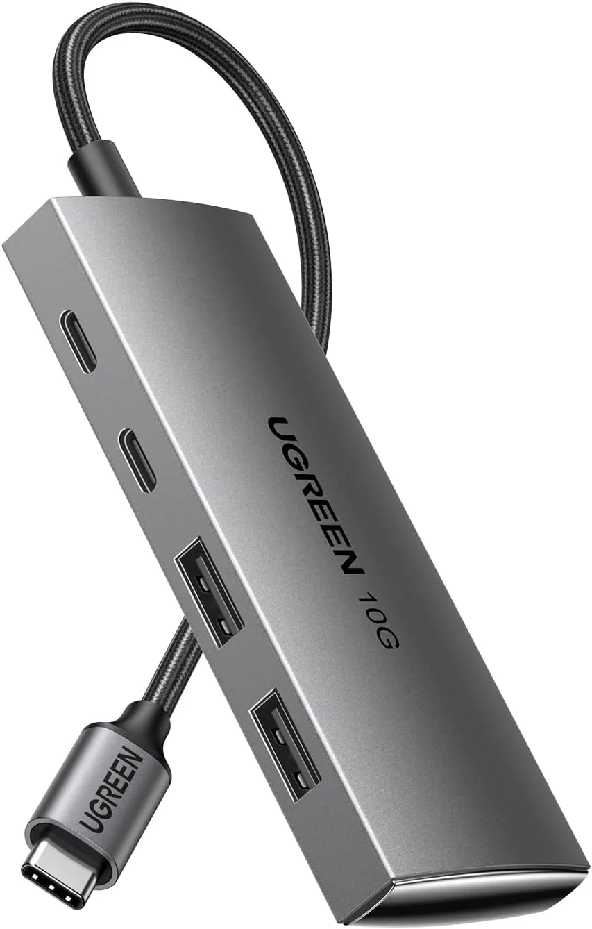 UGREEN CM480 USB-C to 2× USB 3.2+2×USB-C Adapter 10GBPS
