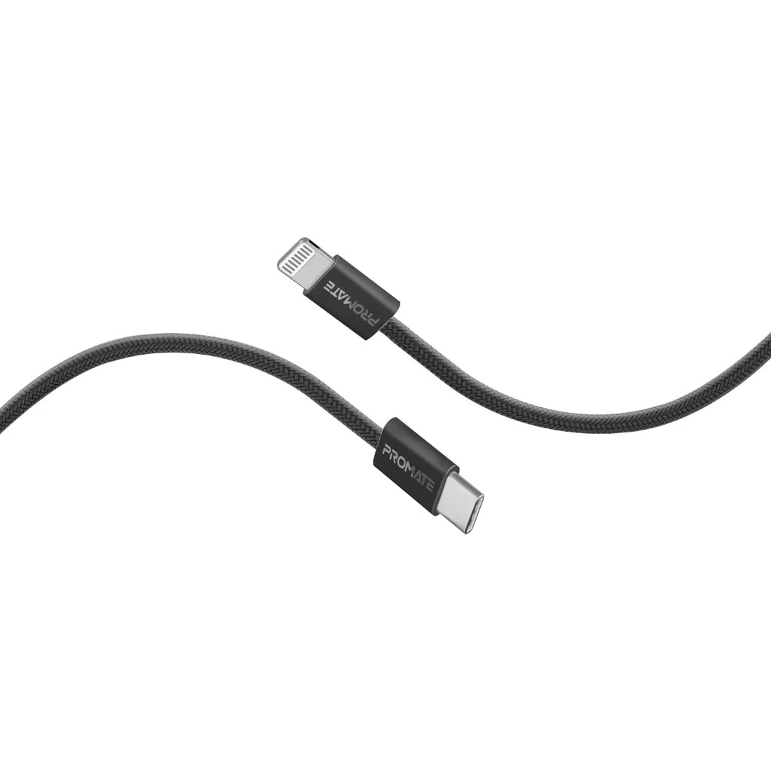 Promate Super-Fast 27W Power Delivery USB-C to Lightning Fabric