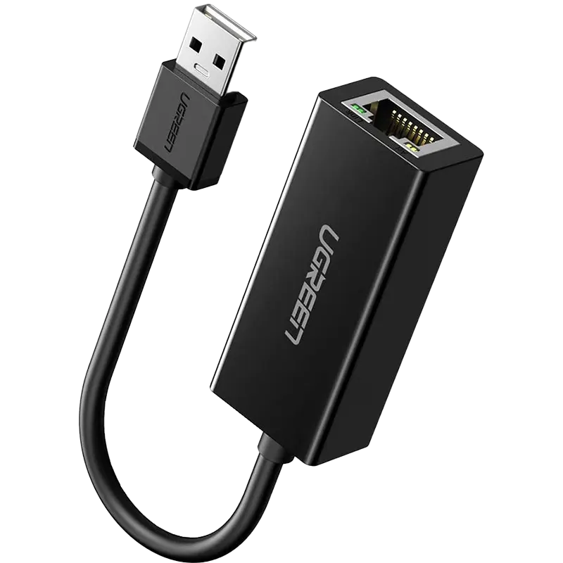 UGREEN CR110 USB 2.0 10/100Mbps Ethernet Adapter (Black)