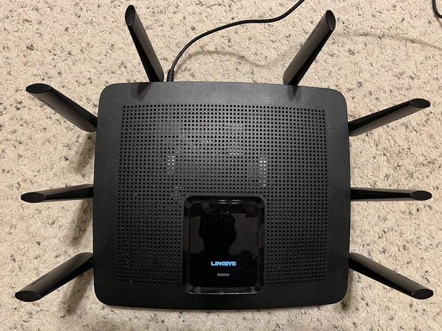 Linksys WiFi 5 Router, Tri-Band, 3,000 Sq. ft Coverage, 25+ Devices