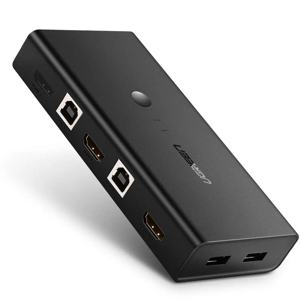 UGREEN CM200 HDMI Switch Box 2 In 1 Out KVM Switching