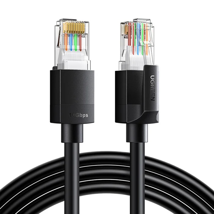 UGREEN NW102 Cat 6 U/UTP Lan Flat Cable 15m Black