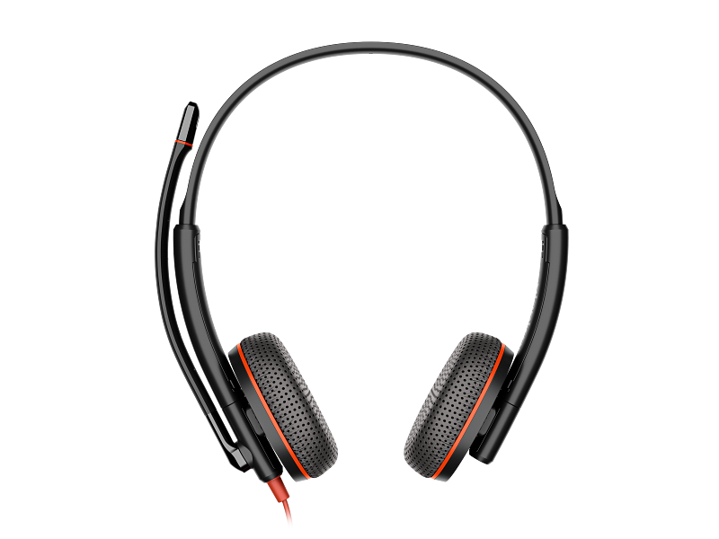 Poly Blackwire 3225 Wired Stereo USB-C Headset with Noise cancelling