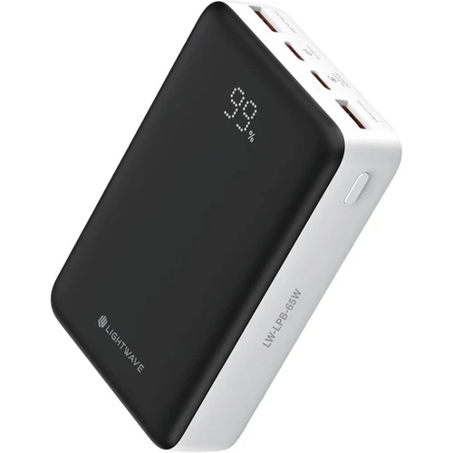 Lightwave Laptop Powerbank 20,000mAh type c LW-LBP-65W