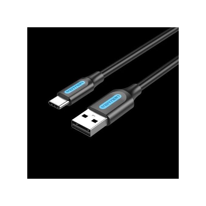Vention USB 2.0 A Male to C Male Cable 1M Black PVC Type VEN COKBF