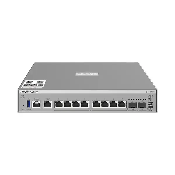 RG-CF10S Desktop Firewall — Threat Protection Throughput: 600 Mbps