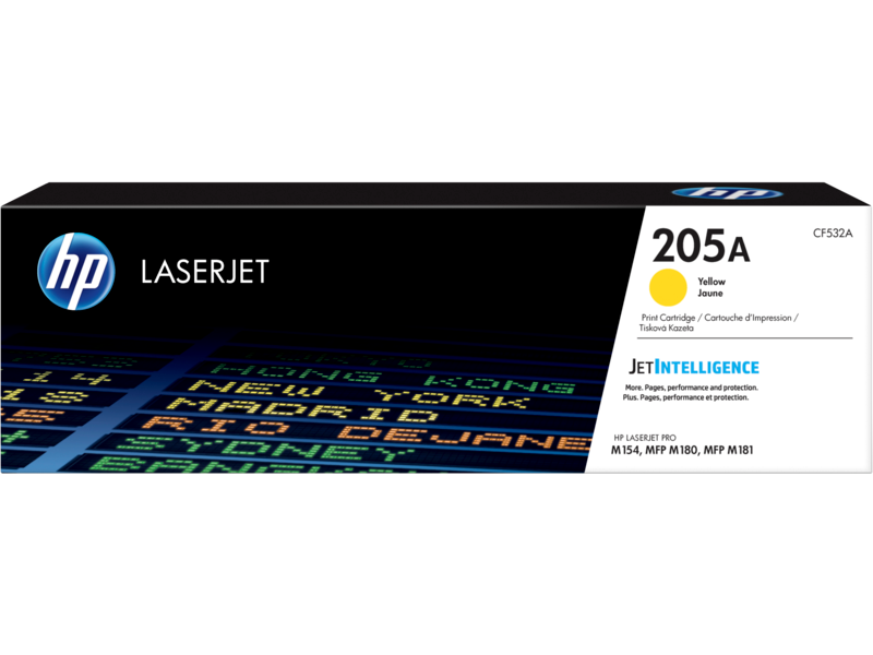 HP 205A Yellow Original LaserJet Toner Cartridge - CF532A