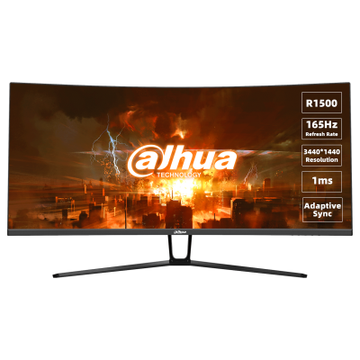 Dahua E330C 34’’ WQHD 3440*1440 Curved Gaming Monitor1500R curvature