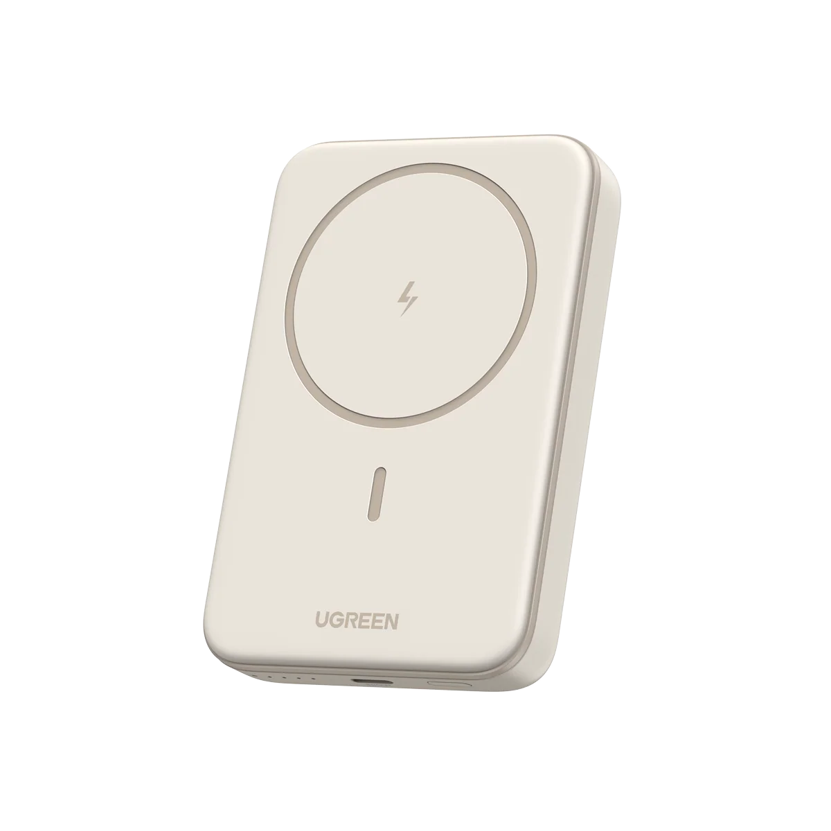 UGREEN MagFlow 10000mAh Magnetic Wireless Power Bank (20W)-BEIGE