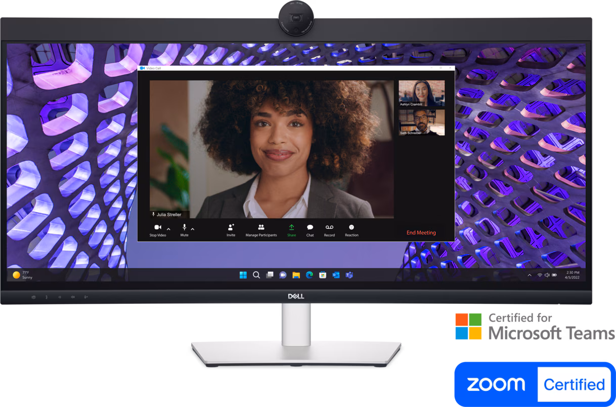 Dell Pro Plus 34" Inch P3424WEB Curved USB-C Hub Monitor [DisplayPort