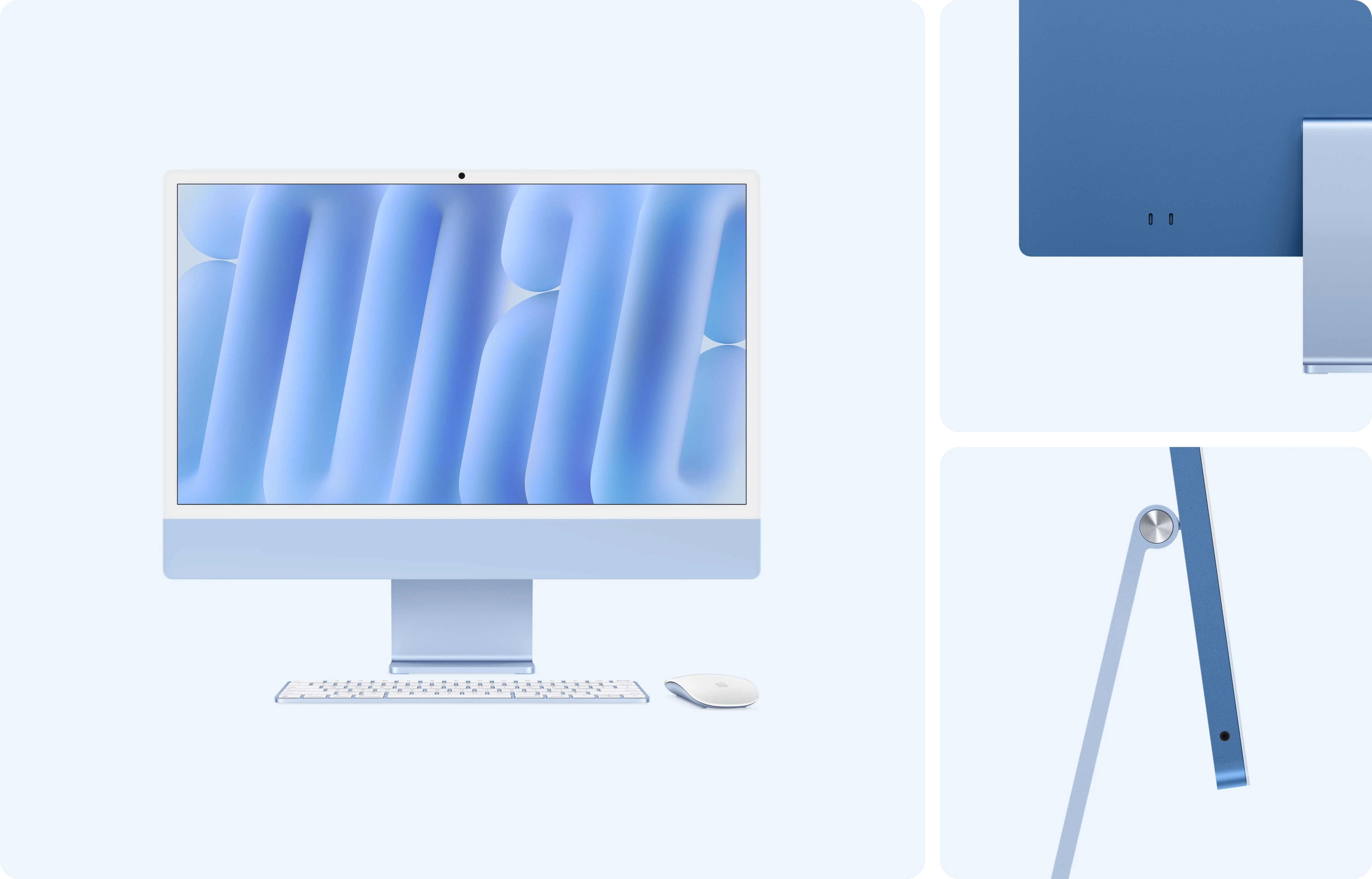 24-inch iMac with Retina 4.5K display: Apple M4 chip with 10‑core CPU