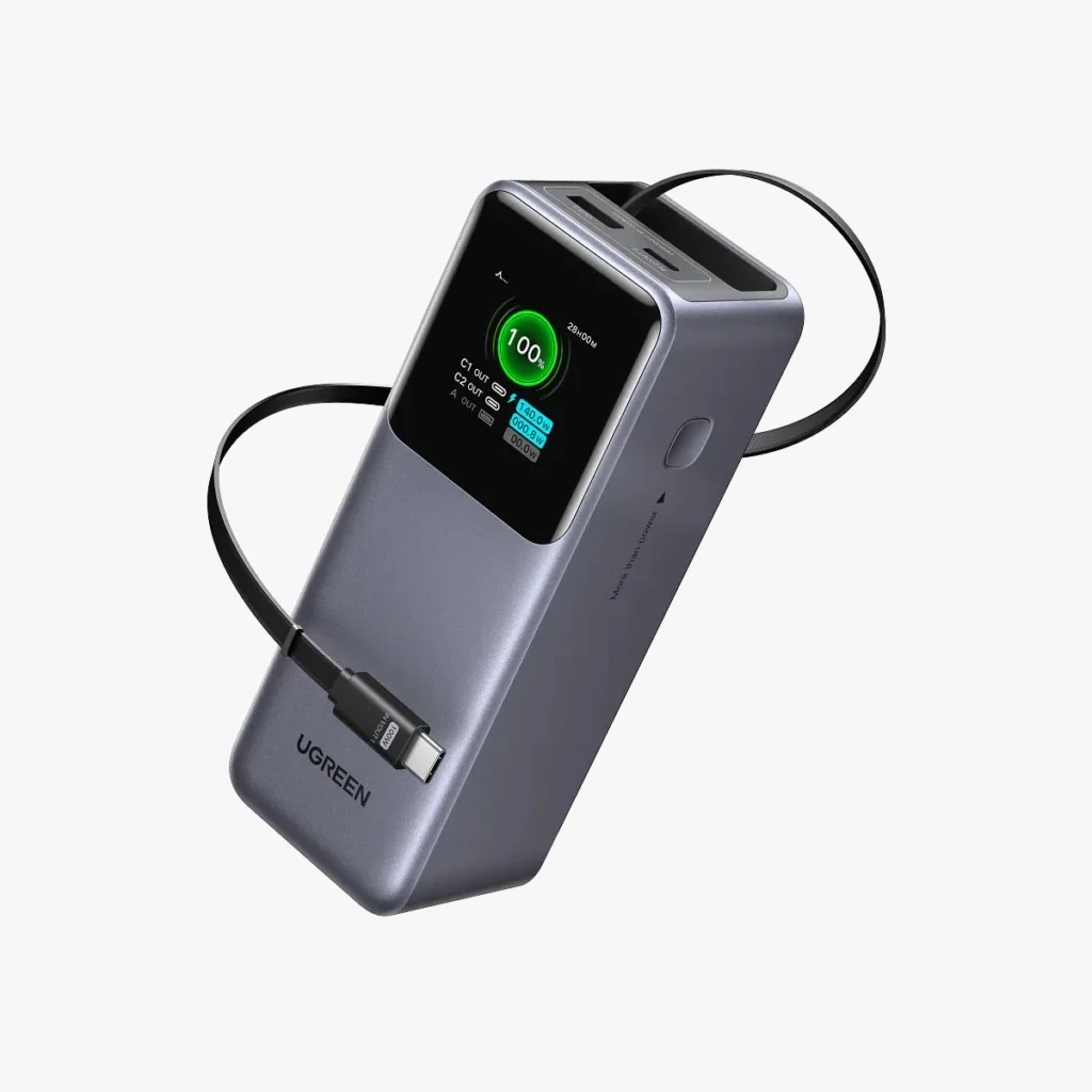 UGREEN PB726 20000mAh 165W Laptop Portable Power Bank-Black