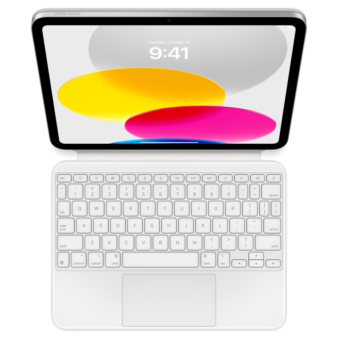 Apple Magic keyboard folio White (Ipad A16 Ipad 10th gen) - MQDP3LL/A