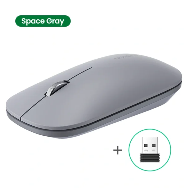UGREEN MU001 Portable Wireless Mouse - (Gray)