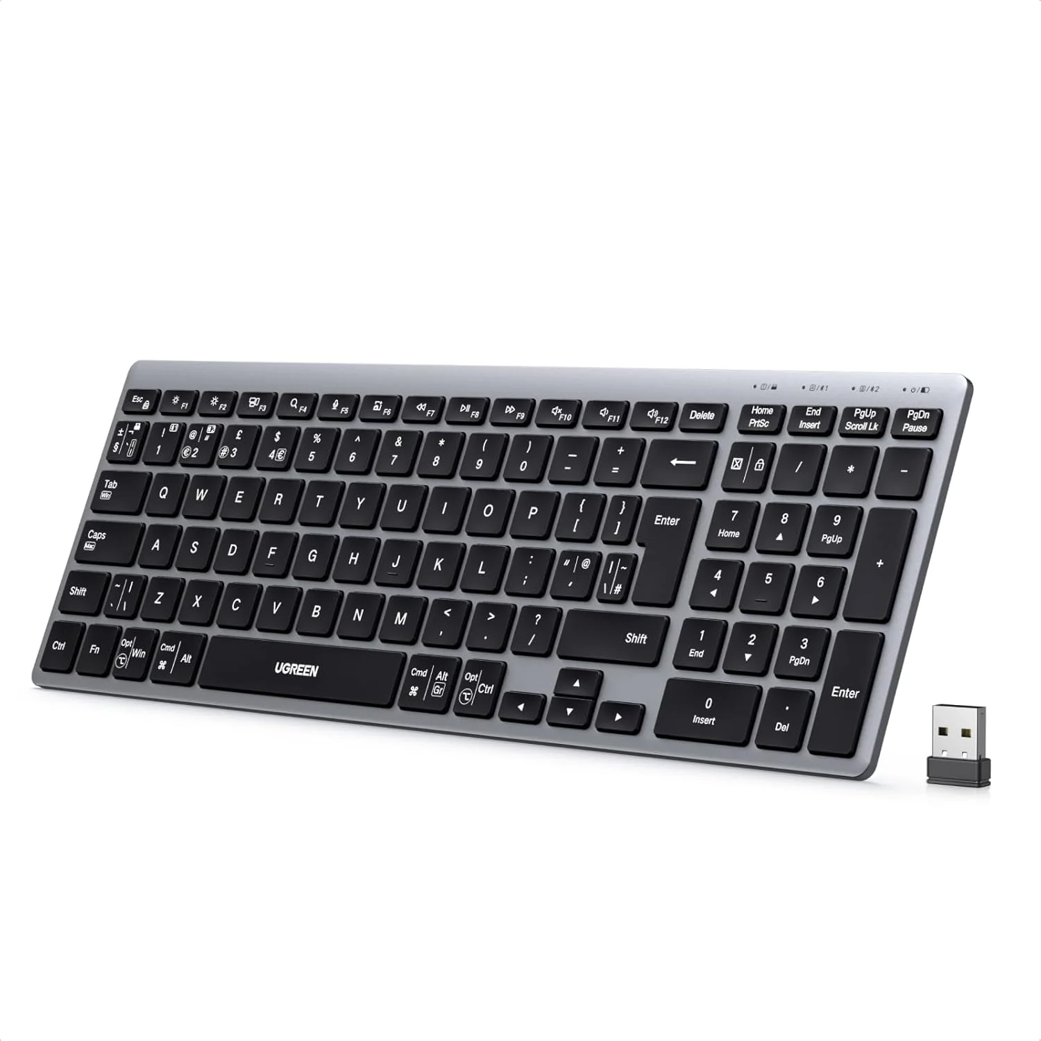 UGREEN K552 Bluetooth Wireless Rechargable Multi Mode Keyboard