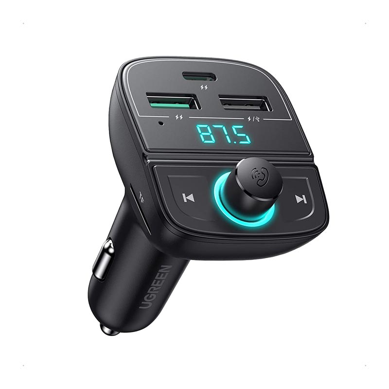 UGREEN CD229 Bluetooth car charger-FM Transmitter for Car PD/QC 3.0