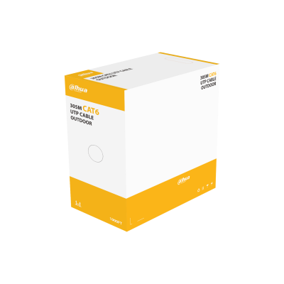 Dahua DH-PFM920-6U 305m Outdoor CAT6 U/UTP cable(99.97% Copper) 6126