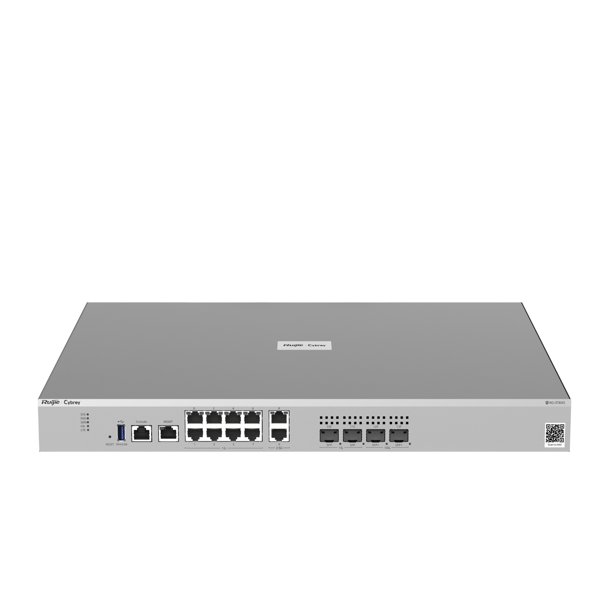 RG-CF30XS Rack-Mounted Firewall — Threat Protection Throughput: 1.3