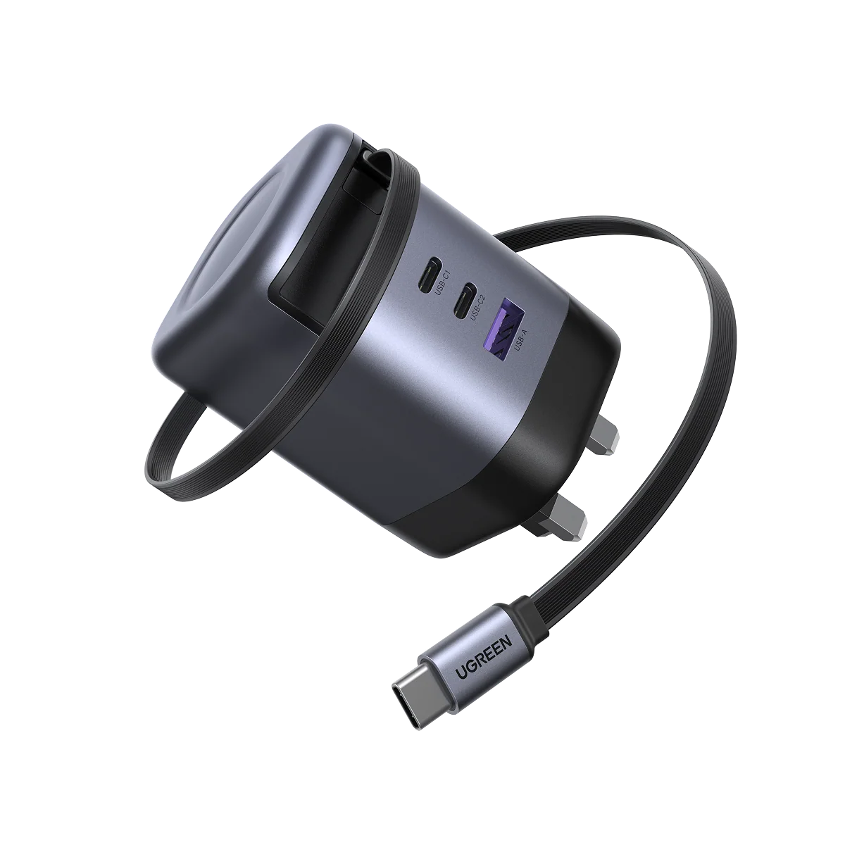 UGREEN X616 100W GaN Fast Charger UK with 1 × USB‑C with built‑in