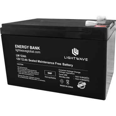 Lightwave 12V/12AH Ups battery-High Performance SMF battery LW 12AH