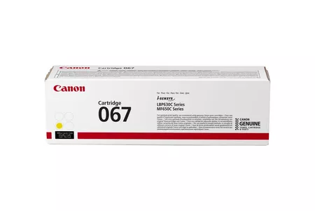 Canon 067 Yellow Toner Cartridge for Canon Color ImageClass LBP631Cw